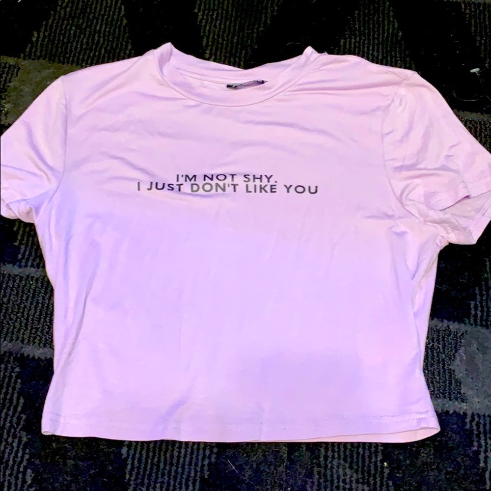 Tight fitted girls shirt